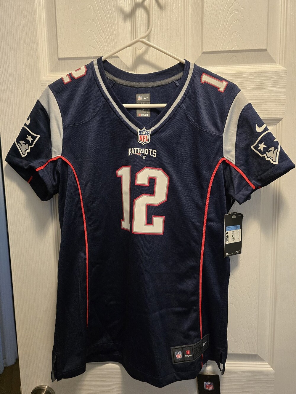 Tom Brady Official Nike NFL #12 Patriots Jersey